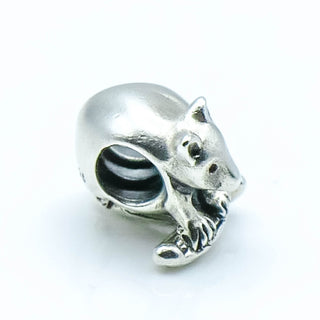 OHM Beads Bear on Branch Sterling Silver Charm