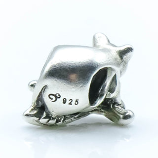 OHM Beads Bear on Branch Sterling Silver Charm
