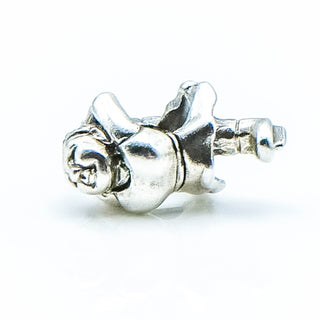 OHM Beads Figure Skating Sterling Silver Charm