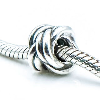 PANDORA Forget-Me-Knot 925 ALE Sterling Silver Charm Bead