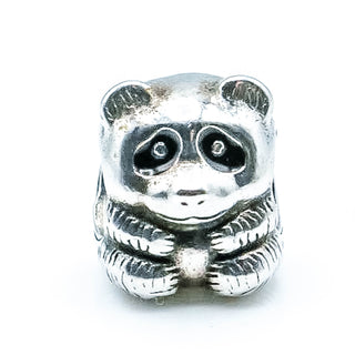 Pandora Panda Sterling Silver Charm With Black Enamel