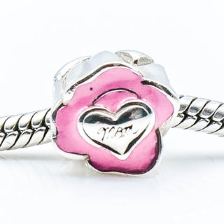 CHAMILIA Mom Rose Sterling Silver Charm