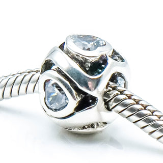 CHAMILIA Mother's Heart Sterling Silver Charm