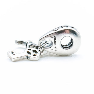 CHAMILIA Hanging Keys of Love, Hope And Faith Sterling Silver Dangle Charm