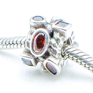 CHAMILIA Marquis Sterling Silver Charm With Brown Swarovski Crystals