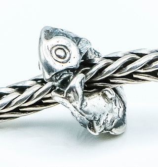 TROLLBEADS Happy Fish Bead Sterling Silver Charm