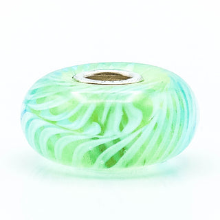 TROLLBEADS Turquoise Feather Bead Sterling Silver Charm