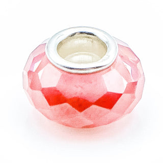 NOVOBEADS "Light Red" Mini CZ Sterling Silver Charm