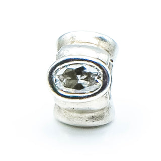 PANDORA Big CZ Clear Skies Sterling Silver Charm With Clear Zirconia