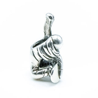 OHM Beads Snow Boarding Sterling Silver Charm