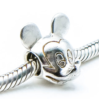 CHAMILIA Mickey Mouse Head Sterling Silver Charm