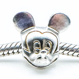 CHAMILIA Mickey Mouse Head Sterling Silver Charm