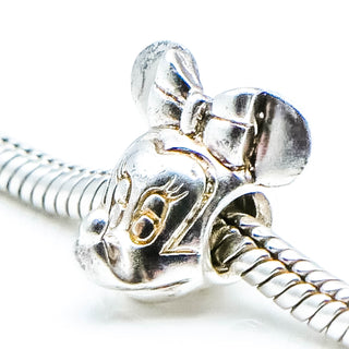 CHAMILIA Minnie Mouse Head Sterling Silver Charm