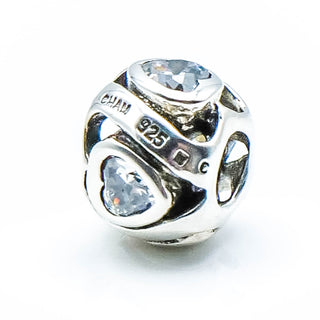 CHAMILIA Mother's Heart Sterling Silver Charm
