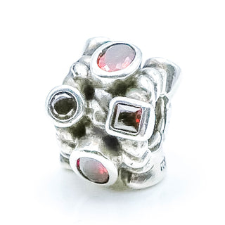 CHAMILIA Marquis Sterling Silver Charm With Brown Swarovski Crystals