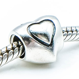 CHAMILIA Heart in a Heart Sterling Silver Charm