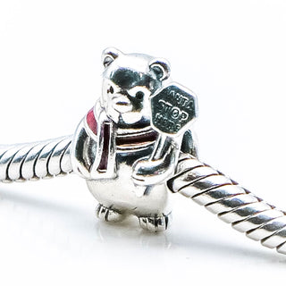 PANDORA Christmas Polar Bear Sterling Silver Charm