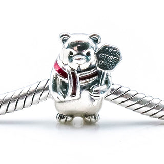 PANDORA Christmas Polar Bear Sterling Silver Charm