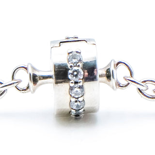PANDORA Shining Path Sterling Silver Clip Charm