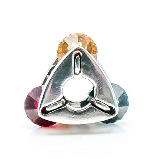 TROLLBEADS Winter Jewel Bead, Big Sterling Silver Charm With Swarovski Crystals