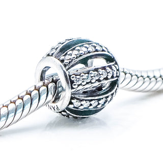 PANDORA Leading Lady Sterling Silver Charm With Clear Zirconia
