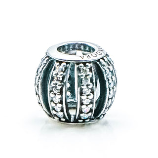 PANDORA Leading Lady Sterling Silver Charm With Clear Zirconia