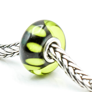 TROLLBEADS Green Shade Bead Sterling Silver Charm