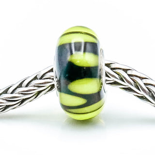 TROLLBEADS Green Shade Bead Sterling Silver Charm