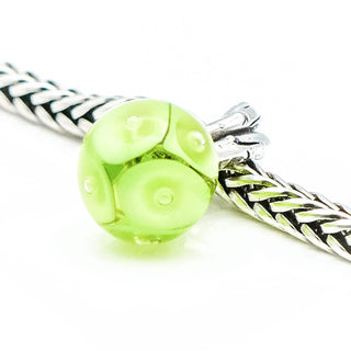 TROLLBEADS Spring Bead Sterling Silver Glass Bead Charm