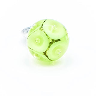 TROLLBEADS Spring Bead Sterling Silver Glass Bead Charm