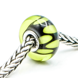 TROLLBEADS Green Shade Bead Sterling Silver Charm