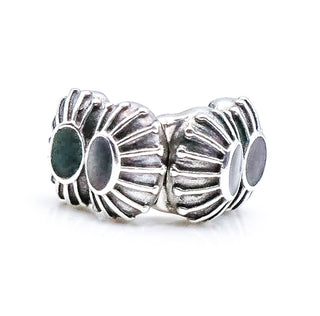 PANDORA Black Enamel Sterling Silver Clip