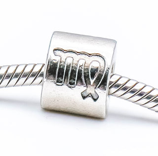 PANDORA Virgo Zodiac Sign Sterling Silver Charm