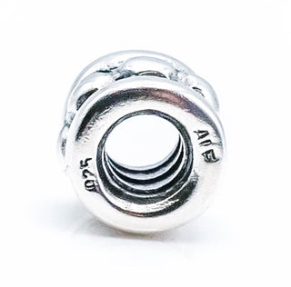 PANDORA Silver Row Dots Sterling Silver Charm
