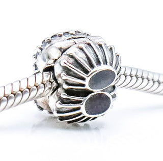 PANDORA Black Enamel Sterling Silver Clip