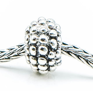 TROLLBEADS Large Berry Bead Sterling Silver Charm