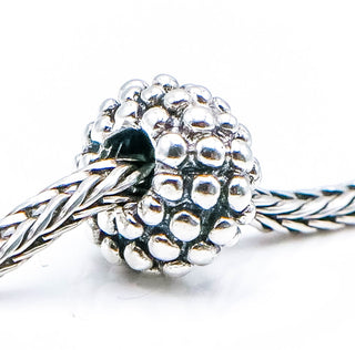 TROLLBEADS Large Berry Bead Sterling Silver Charm