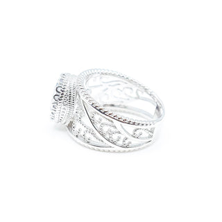 Bella Luce White Cubic Zirconia Sterling Silver Ring Size 7.5