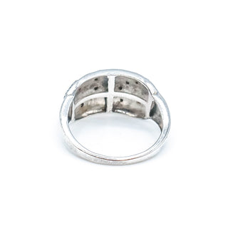 TGGC Sterling Silver Green Sapphire Ring Size 7