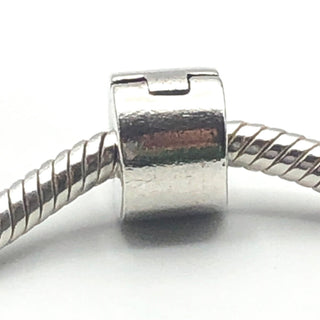 PANDORA Smooth Plain S925 ALE Sterling Silver Clip Charm