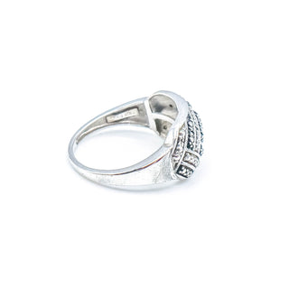 TGGC Sterling Silver Green Sapphire Ring Size 7