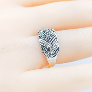 TGGC Sterling Silver Green Sapphire Ring Size 7