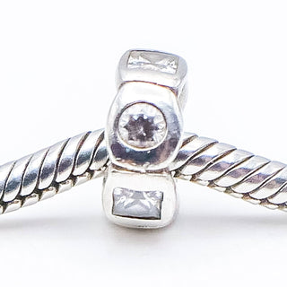 CHAMILIA Circle Square Sterling Silver Charm