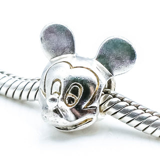 CHAMILIA Mickey Mouse Head Sterling Silver Charm