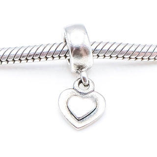 PANDORA Sterling Silver Heart Dangle Charm