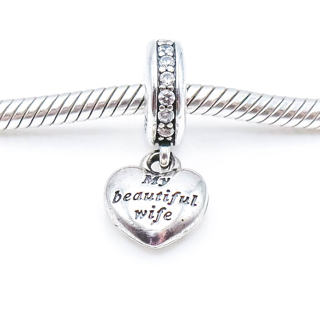 Pandora my beautiful wife dangle charm Clearance
