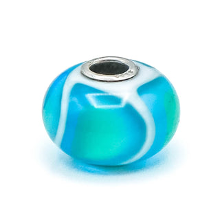 TROLLBEADS Rare One of A Kind Unique Armadillo Glass Bead Sterling Silver Charm