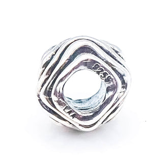 TROLLBEADS Waves Bead Sterling Silver Charm