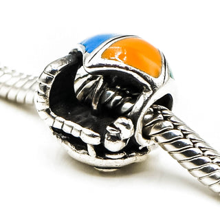 CHAMILIA Beach Day Sterling Silver Charm With Enamel Umbrella