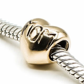 CHAMILIA Mom 14K Gold Heart Charm